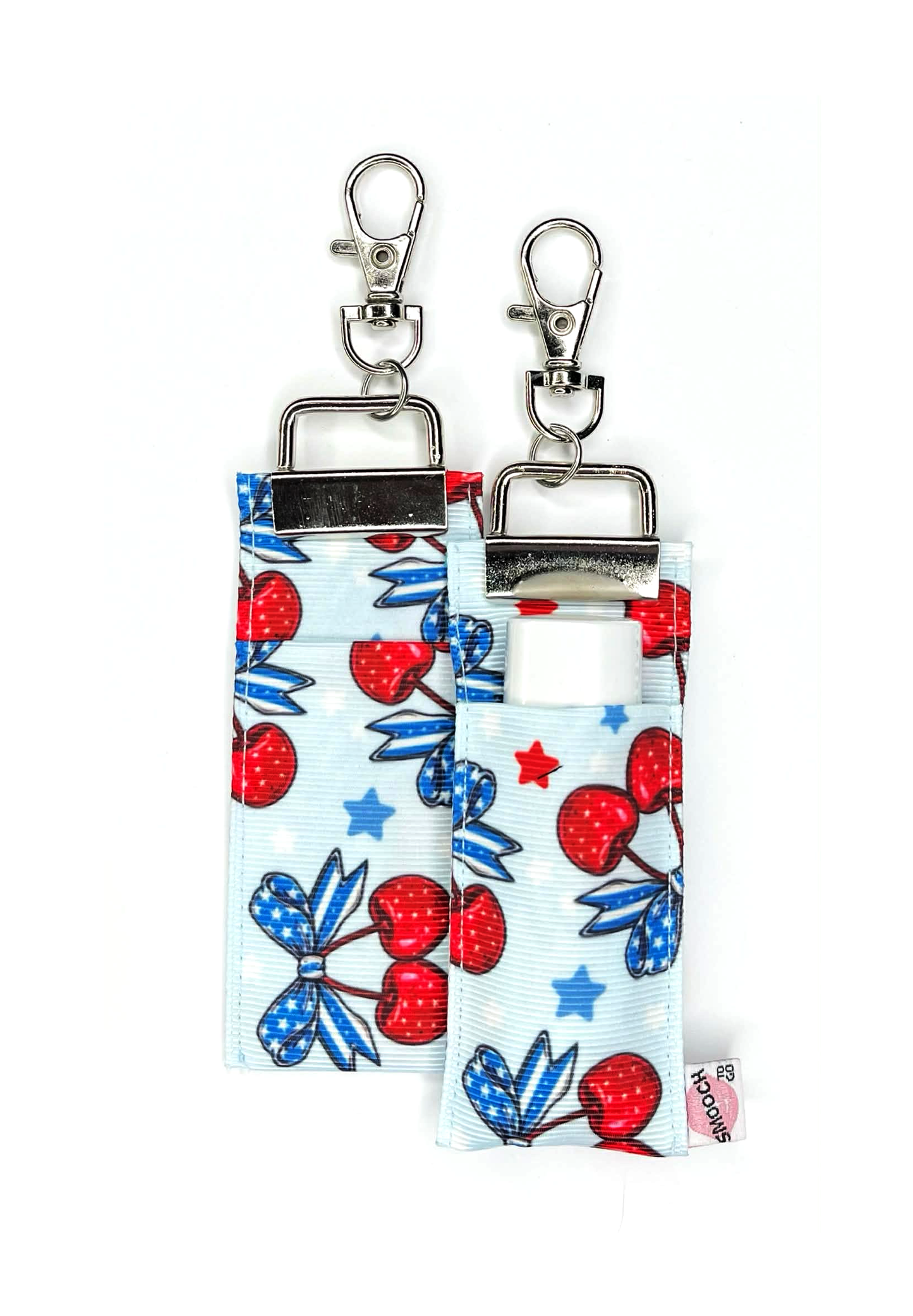 July 4th Cherries - Lip Balm Holder (Single)