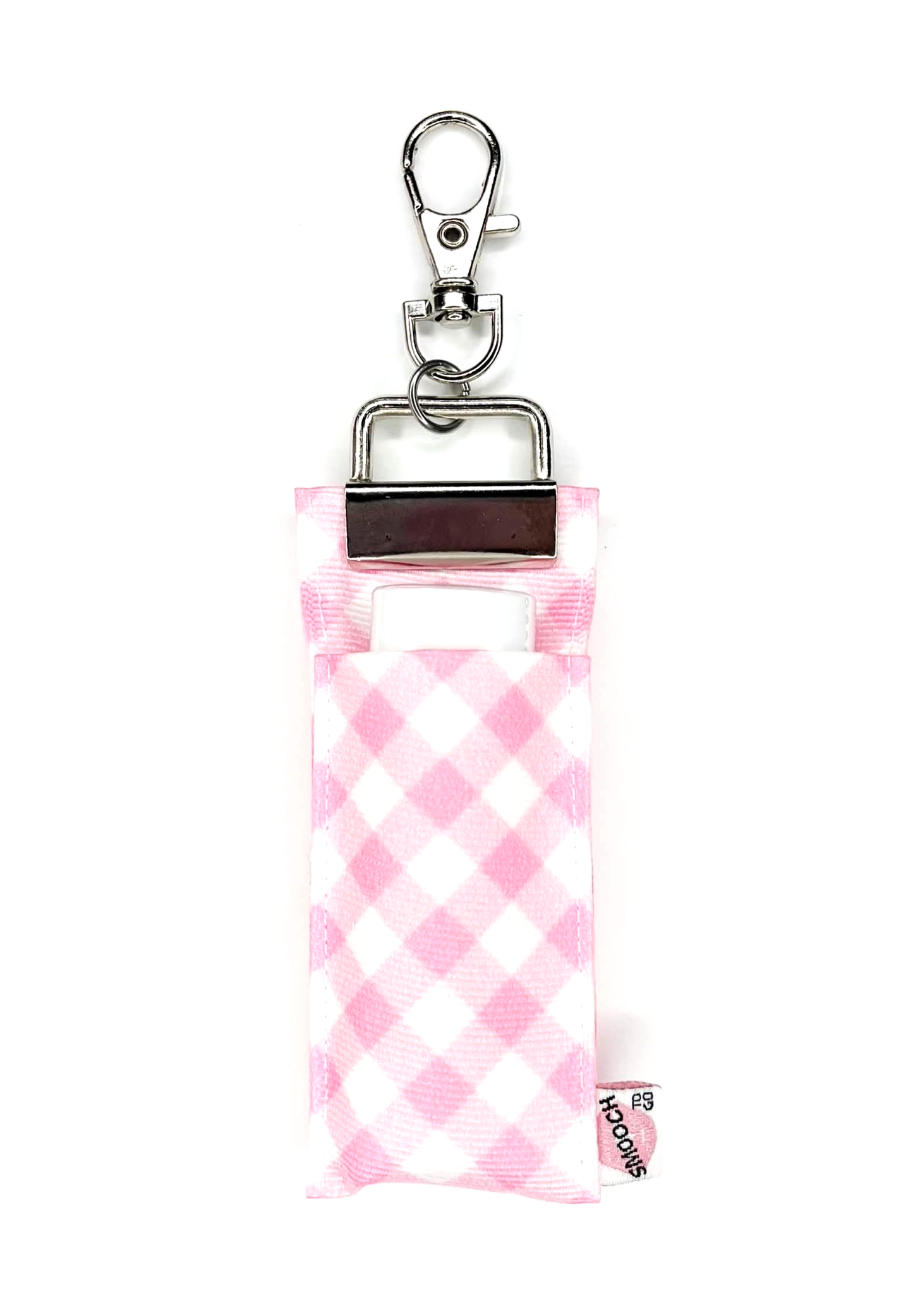 Gingham - Pink - Lip Balm Holder