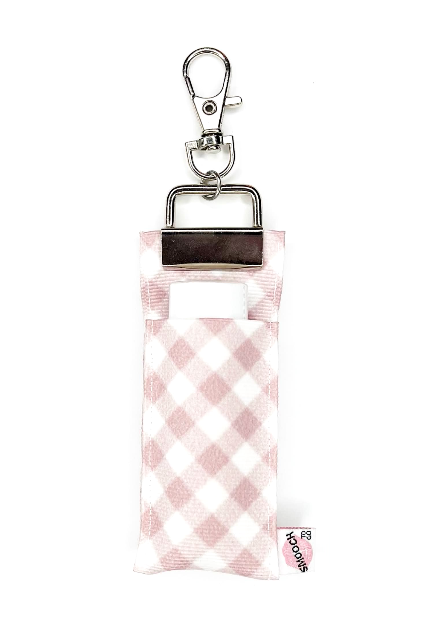 Gingham - Tan - Lip Balm Holder