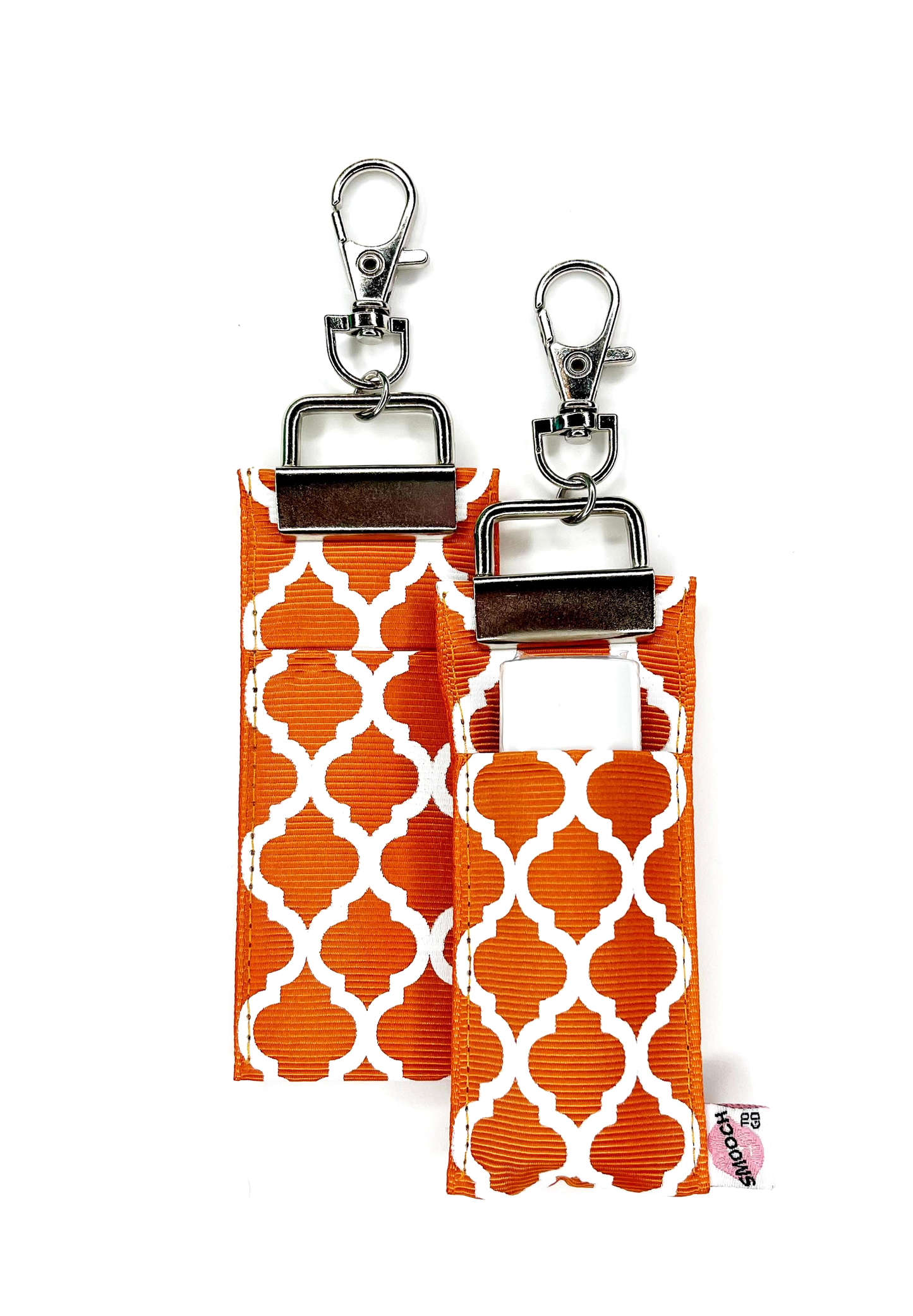 Team Colors - Burnt Orange/White - Lip Balm Holder (Single)