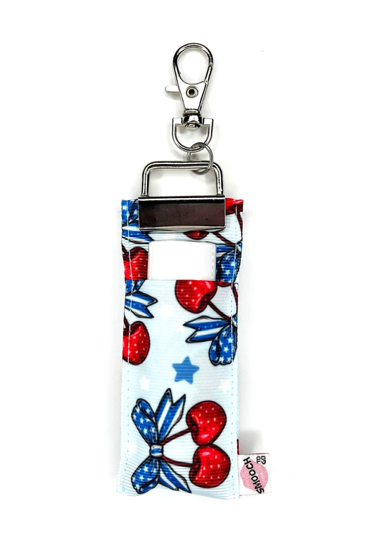 July 4th Cherries - Lip Balm Holder