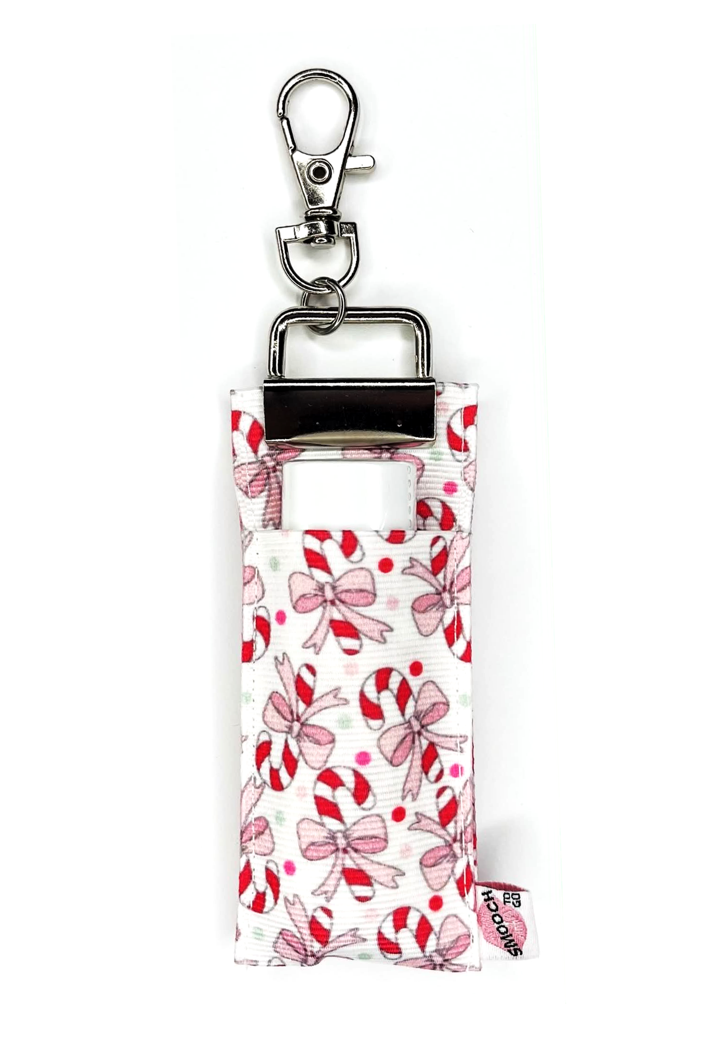 Holiday - Candy Cane Bows - Lip Balm Holder