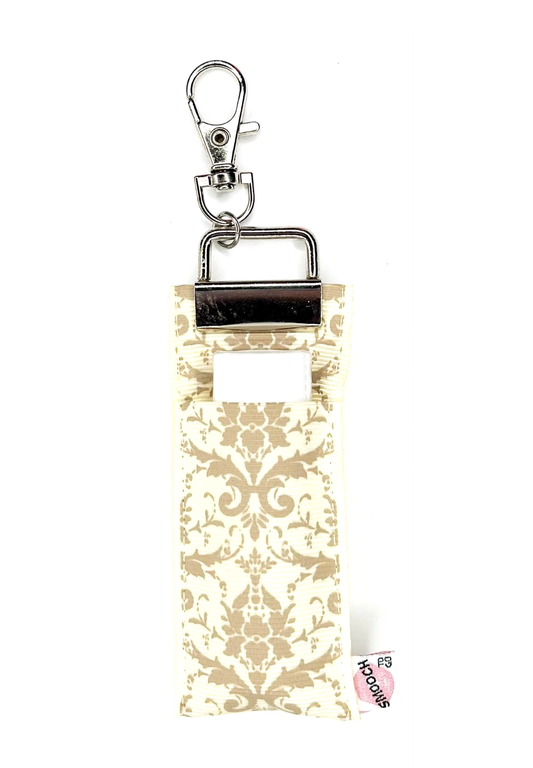 Damask - Ivory - Lip Balm Holder