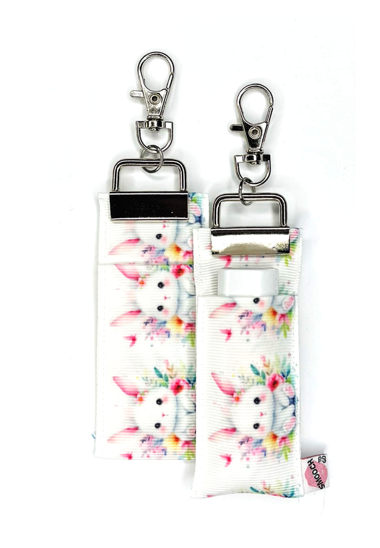 Easter - White Bunny - Lip Balm Holder (Single)