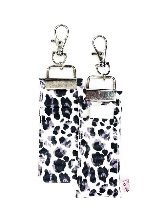 Leopard - Snow Leopard - Lip Balm Holder (Single)