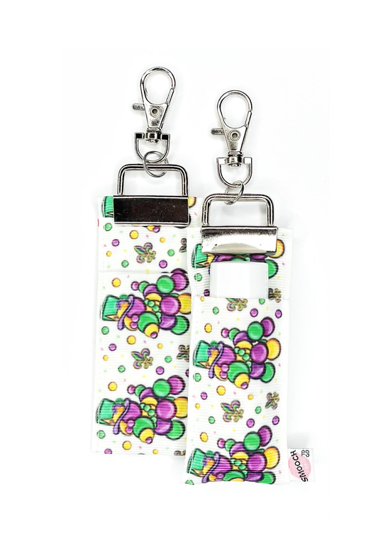 Mardi Gras Bead Dog - Lip Balm Holder (Single)