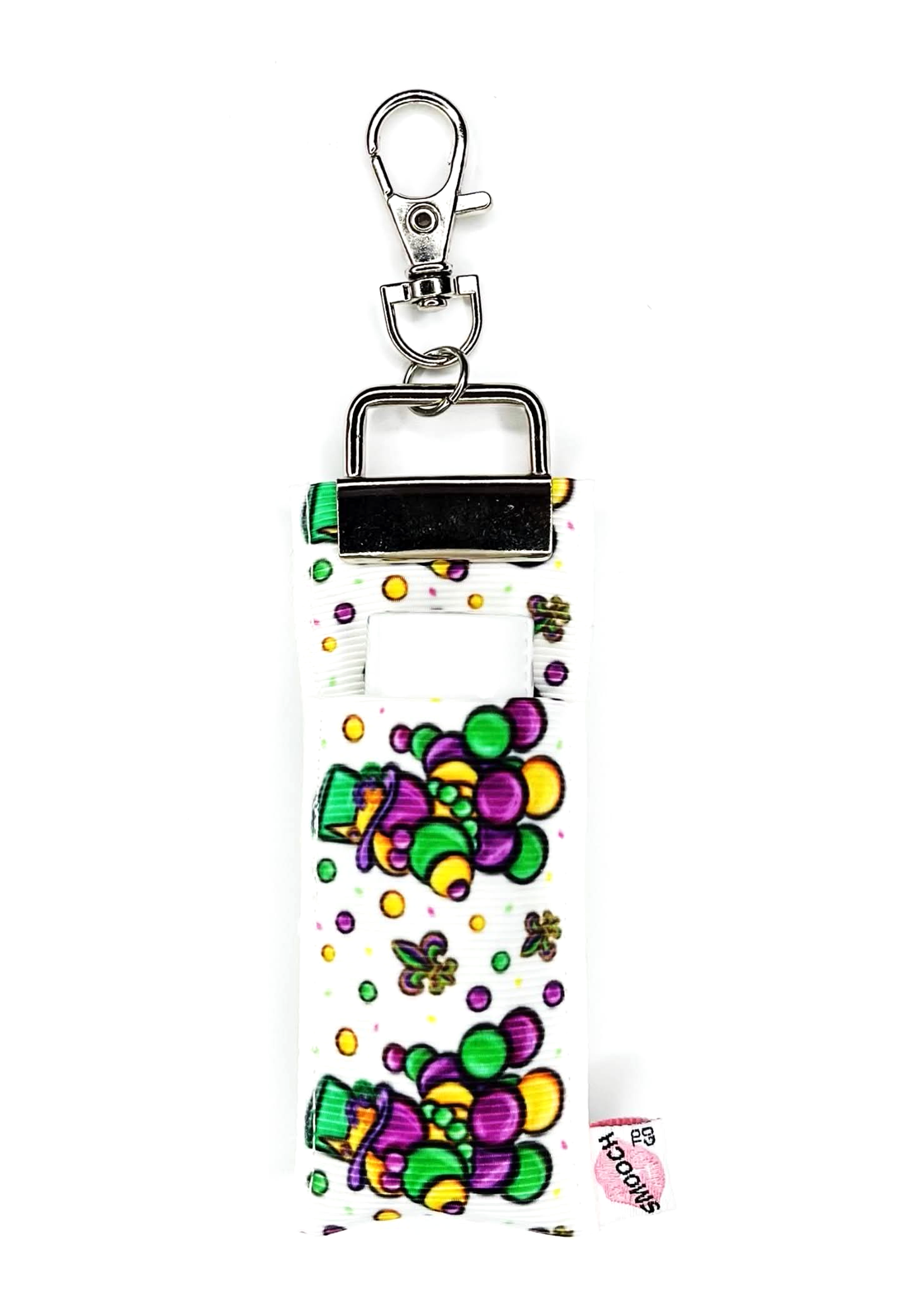 Mardi Gras Bead Dog - Lip Balm Holder