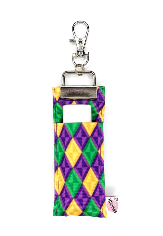 Mardi Gras - Diamonds - Lip Balm Holder