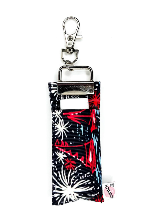 Nautical - Sail Boats & Fire Works - Lip Balm Holder