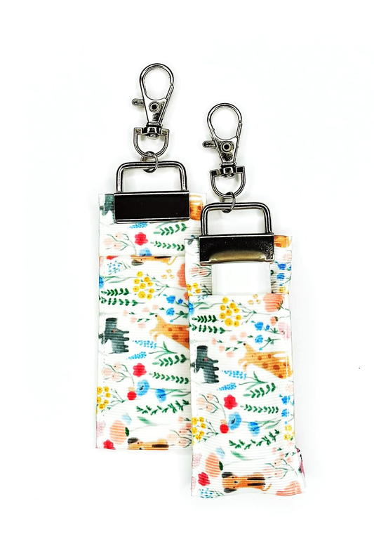 Pets - Dogs in a Field - Lip Balm Holder (Single)