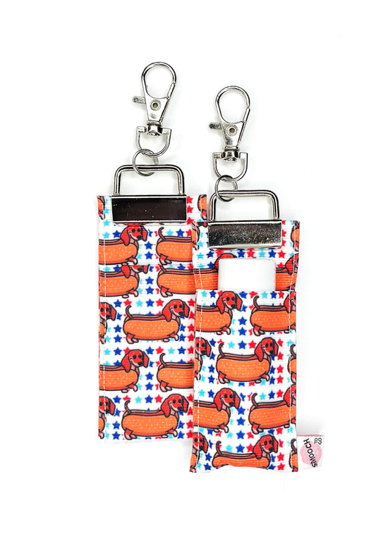 July 4th Hot Dogs- Lip Balm Holder (Single)