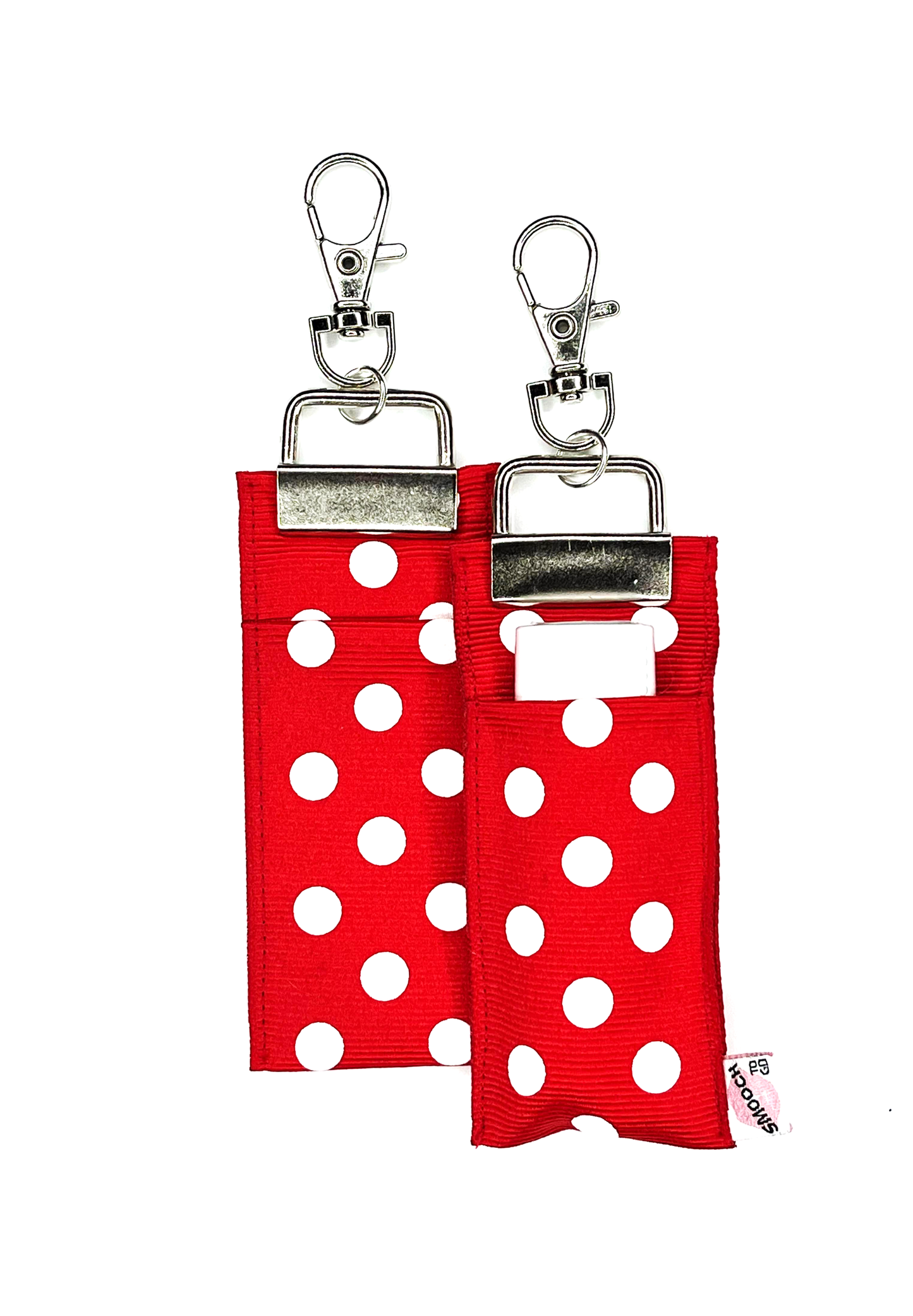 Polka Dot - Red - Lip Balm Holder (Single)