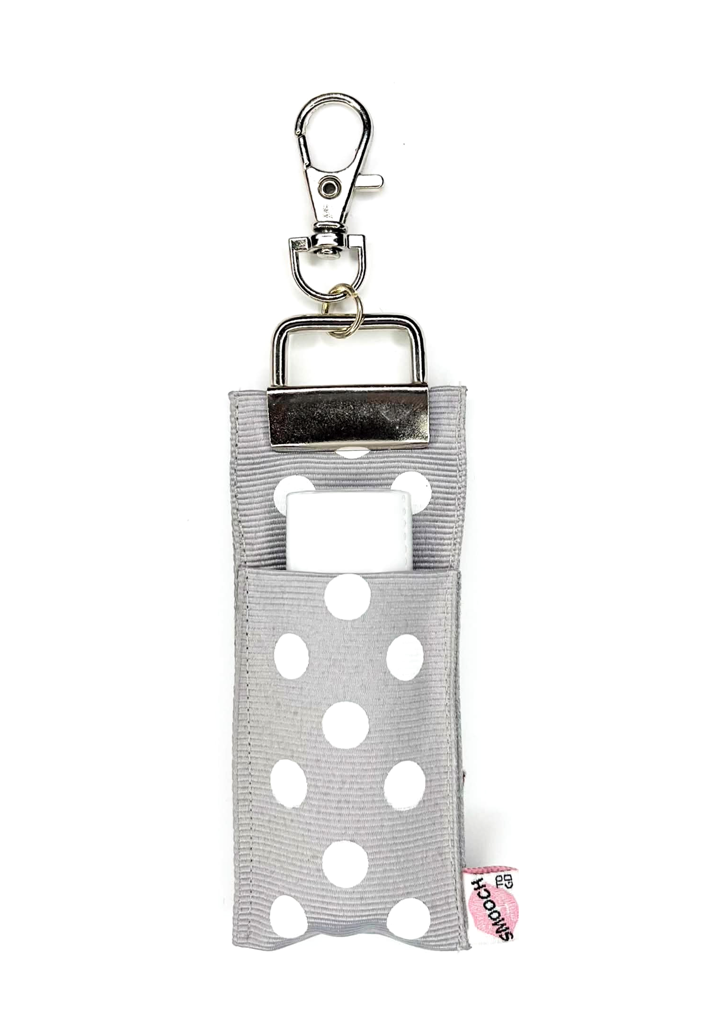 Polka Dot - Grey - Lip Balm Holder