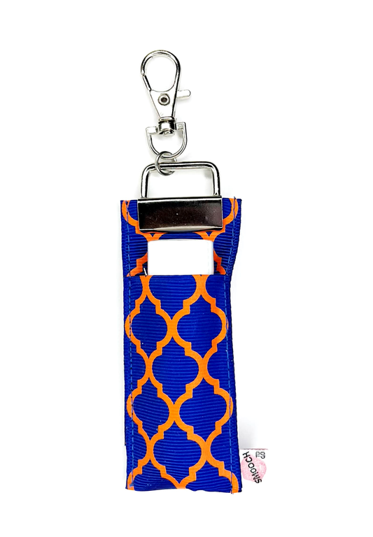 Team Colors - Blue/Orange - Lip Balm Holder