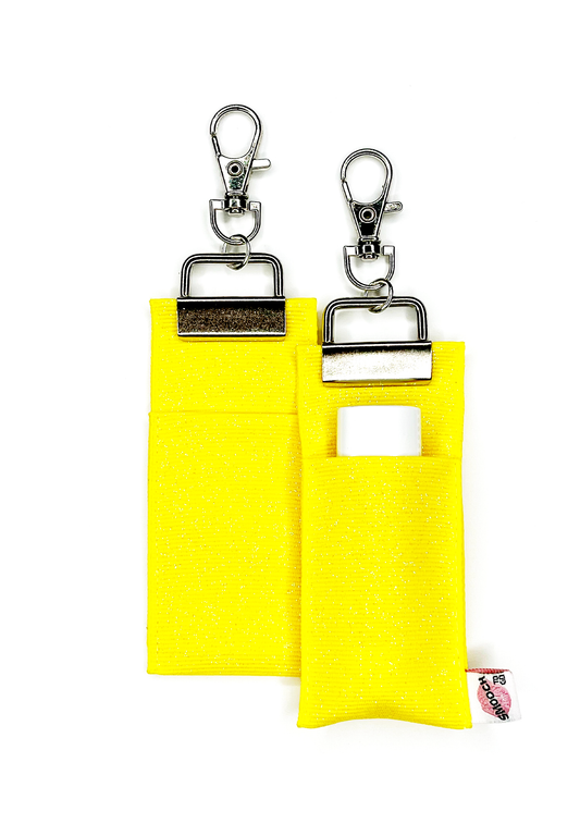 zSparkle - Yellow - Lip Balm Holder (Single)